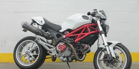 A Ducati Monster in daylight